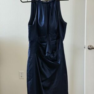 Eliza J Midnight Blue Backless Dress